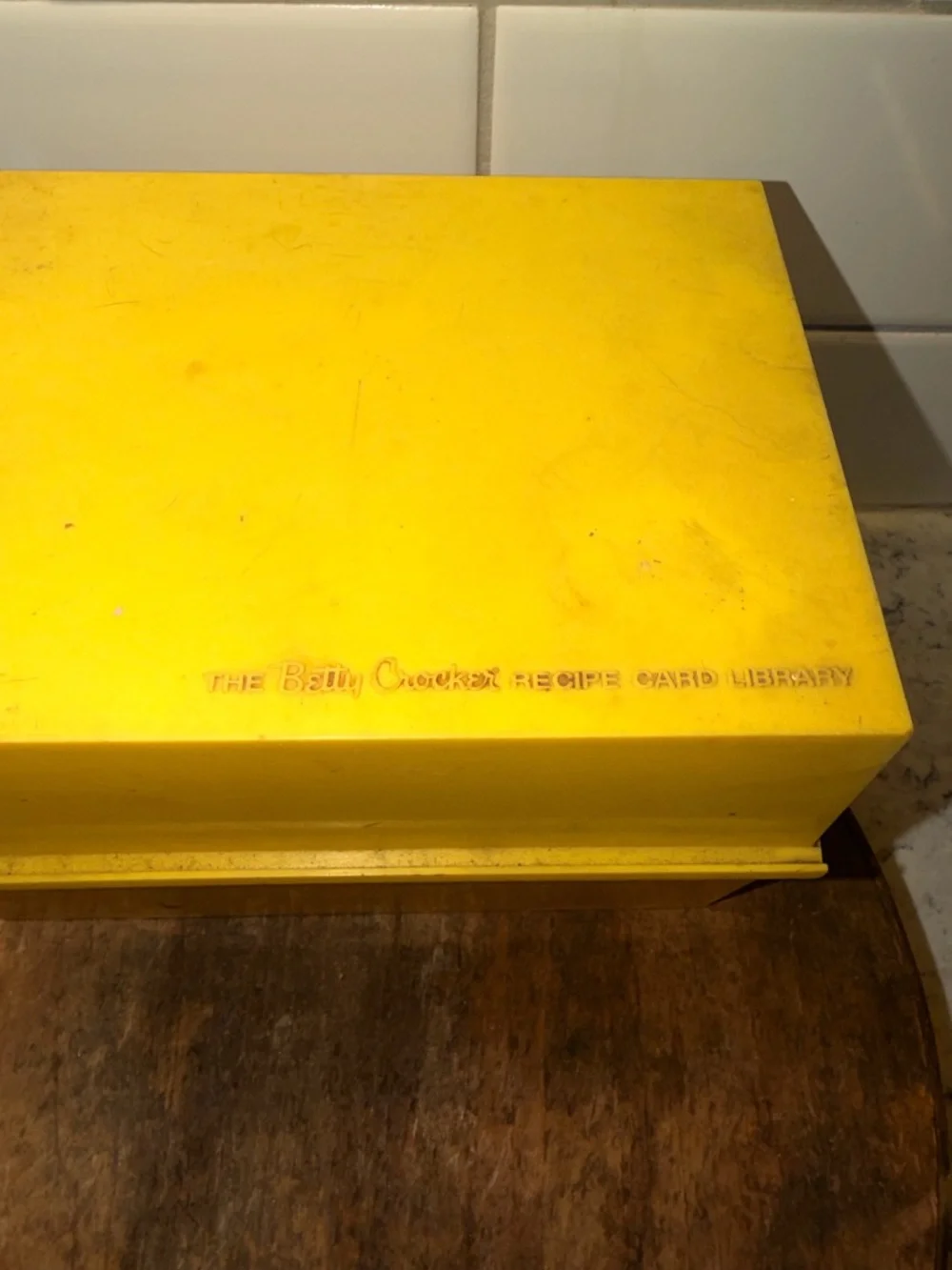 Betty Crocker bright yellow